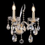 Светильник настенный бра Crystallux MONICA AP2 GOLD MONICA