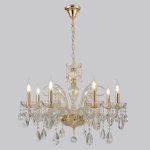 Люстра Crystallux MONICA SP8 GOLD MONICA