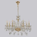 Люстра Crystallux MONICA SP8 GOLD MONICA