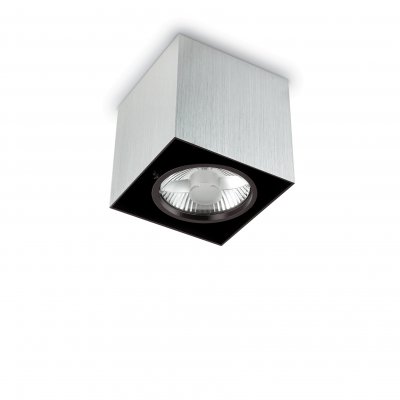 Потолочный светильник Ideal lux MOOD PL1 BIG SQUARE ALLUMINIO (140957)