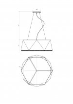 Люстра подвесная Lucia Tucci MOON 4670.9 black