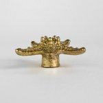 Ручка-кнопка MOS006 brass
