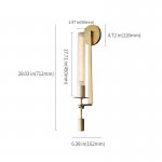 Настенный светильник MT8615-1W antique brass