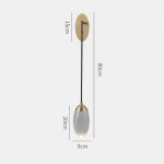 Настенный светильник MT8847-1W brass