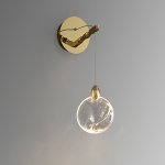 Настенный светильник MT9176-1WB titanium gold