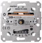 Merten Мех Светорегулятор поворотный 60-1000ВА для л/н и обм тр-ров (MTN5135-0000)