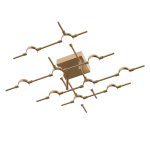 Потолочный светильник Illuminati MX18001067-10A gold