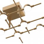 Потолочный светильник Illuminati MX18001067-10A gold