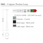 Подвесной светильник Mantra 5062 GHERY