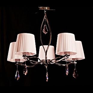 Светильник люстра Brizzi Matilde BX 03203/5 Chrome pink Светильник люстра Brizzi Matilde BX 03203/5 Chrome pink