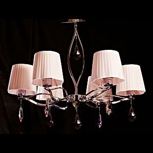 Светильник люстра Brizzi Matilde BX 03203/6 Chrome pink Светильник люстра Brizzi Matilde BX 03203/6 Chrome pink