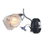 Светильник настенный Mona-WL60E27*1CH металл, стекло E27*60W*1
