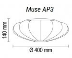 Настенно-потолочный светильник Muse AP3 10 09s