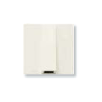 Вывод кабеля 1 модуль белый Zenit (Niessen) N2107 BL