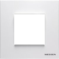 Рамка 1 модуль белый Zenit (Niessen) N2171.1 BL