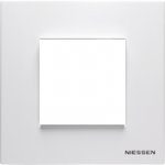 Рамка 1 модуль белый Zenit (Niessen) N2171.1 BL