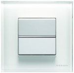 Переключатель 2 модуля 16А белый Zenit (Niessen) N2202 BL