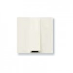 Вывод кабеля 2 модуля белый Zenit (Niessen) N2207 BL