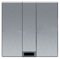 Вывод кабеля 2 модуля серебристый Zenit (Niessen) N2207 PL