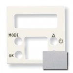 Накладка для терморегулятора серебристый Zenit (Niessen) N2240.5 PL