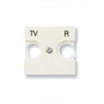 Накладка розетки TV-R 2 модуля белый Zenit (Niessen) N2250.8 BL