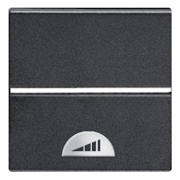 Светорегулятор нажимной 40-500Вт антрацит Zenit (Niessen) N2260 AN