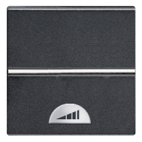 Светорегулятор нажимной 60-500Вт универсальный антрацит Zenit (Niessen) N2260.1 AN