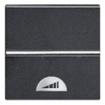 Светорегулятор нажимной 60-500Вт универсальный антрацит Zenit (Niessen) N2260.1 AN