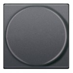 Светорегулятор поворотный 60-500Вт универсальный антрацит Zenit (Niessen) N2260.2 AN