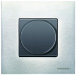 Рамка 4 поста серебристый Zenit (Niessen) N2274 PL