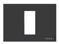 Рамка 1 модуль широкая антрацит Zenit (Niessen) N2471 AN