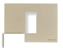 Рамка 1 модуль широкая белый Zenit (Niessen) N2471 BL