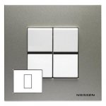 Рамка 1 модуль широкая шампань Zenit (Niessen) N2471 CV