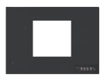 Рамка 2 модуля широкая антрацит Zenit (Niessen) N2472 AN
