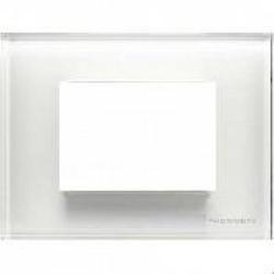 Рамка 3 модуля стекло белое Zenit (Niessen) N2473 CB