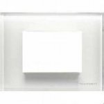 Рамка 3 модуля стекло белое Zenit (Niessen) N2473 CB