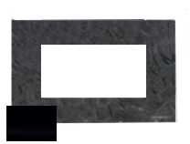 Рамка 4 модуля стекло черное Zenit (Niessen) N2474 CN