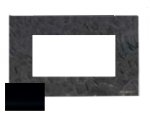 Рамка 4 модуля стекло черное Zenit (Niessen) N2474 CN