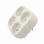 Разветвитель Navigator 71 502 NAD-Q-4X-WH 4 гн. б/з (квадрат)