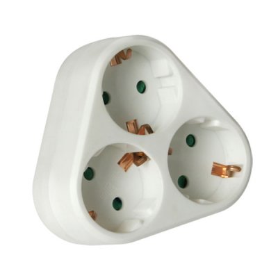 Разветвитель Navigator 94 693 NAD-S-3E-WH 3 гн. (треугольник) с/з Разветвитель Navigator 94 693 NAD-S-3E-WH 3 гн. (треугольник) с/з