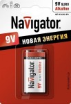Батарейка крона 9V Navigator 94 756 NBT-NE-6LR61-BP1