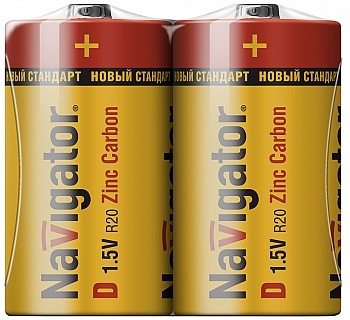 Батарейка D Navigator 94 761 NBT-NS-R20-SH2 Батарейка D Navigator 94 761 NBT-NS-R20-SH2