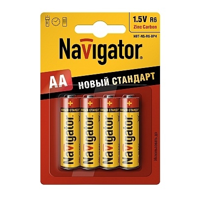 Элемент питания Navigator 94 758 NBT-NS-R6-BP4 Элемент питания Navigator 94 758 NBT-NS-R6-BP4