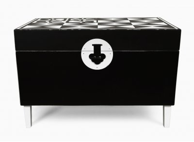 Сундук Gabal MAK interior NC-122-P Черный, белый