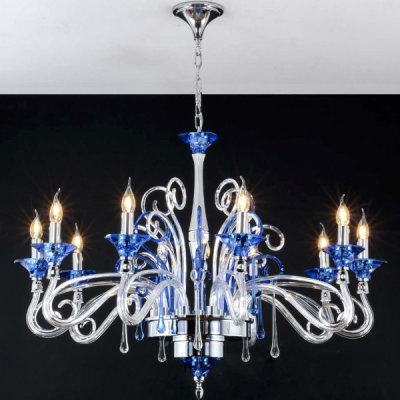 Люстра JAGO Orchidea NCS 410 Arg Tr/Blue 