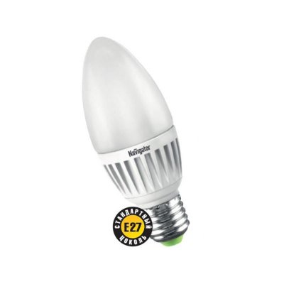 

Светодиодная лампа Led Navigator 94 395 NLL-C37-5W-230-4K-E27