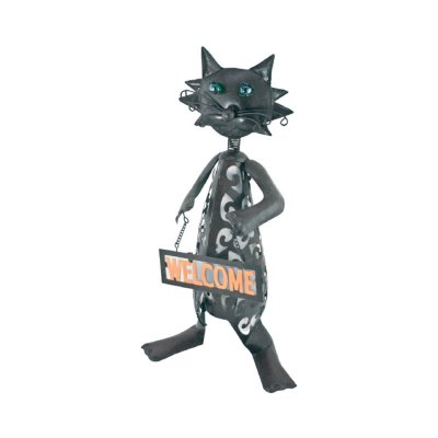 Светильник садовый Navigator 94 728 NSL-"кот welcome"