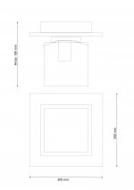 Потолочный светильник Lucia Tucci Natura 084.1