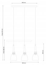 Люстра подвесная Lucia Tucci Natura 087.3 Led