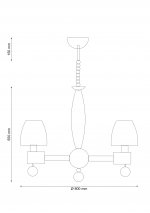 Люстра Lucia Tucci Natura 088.8